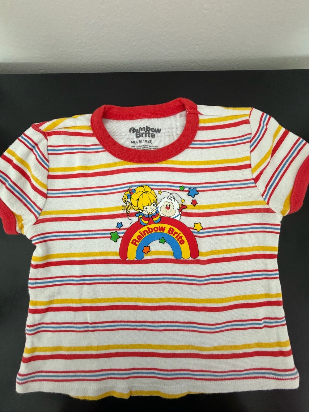 Rainbow Brite girls shirt size medium 8